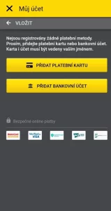 Platební metody v kasinu Fortuna